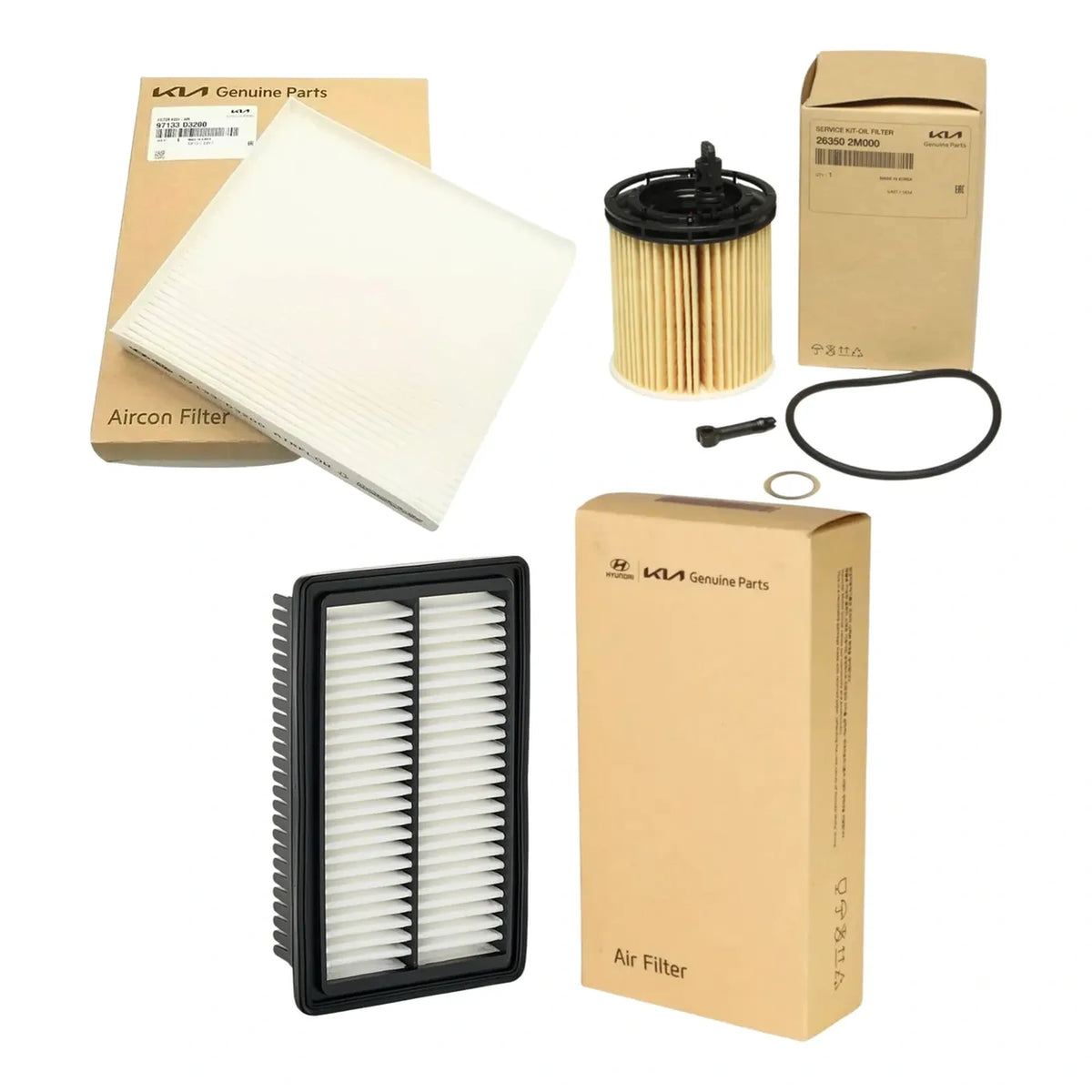 Kit De Filtros Para Kia Sonet 1.5 De 2020 Al 2025 Originales