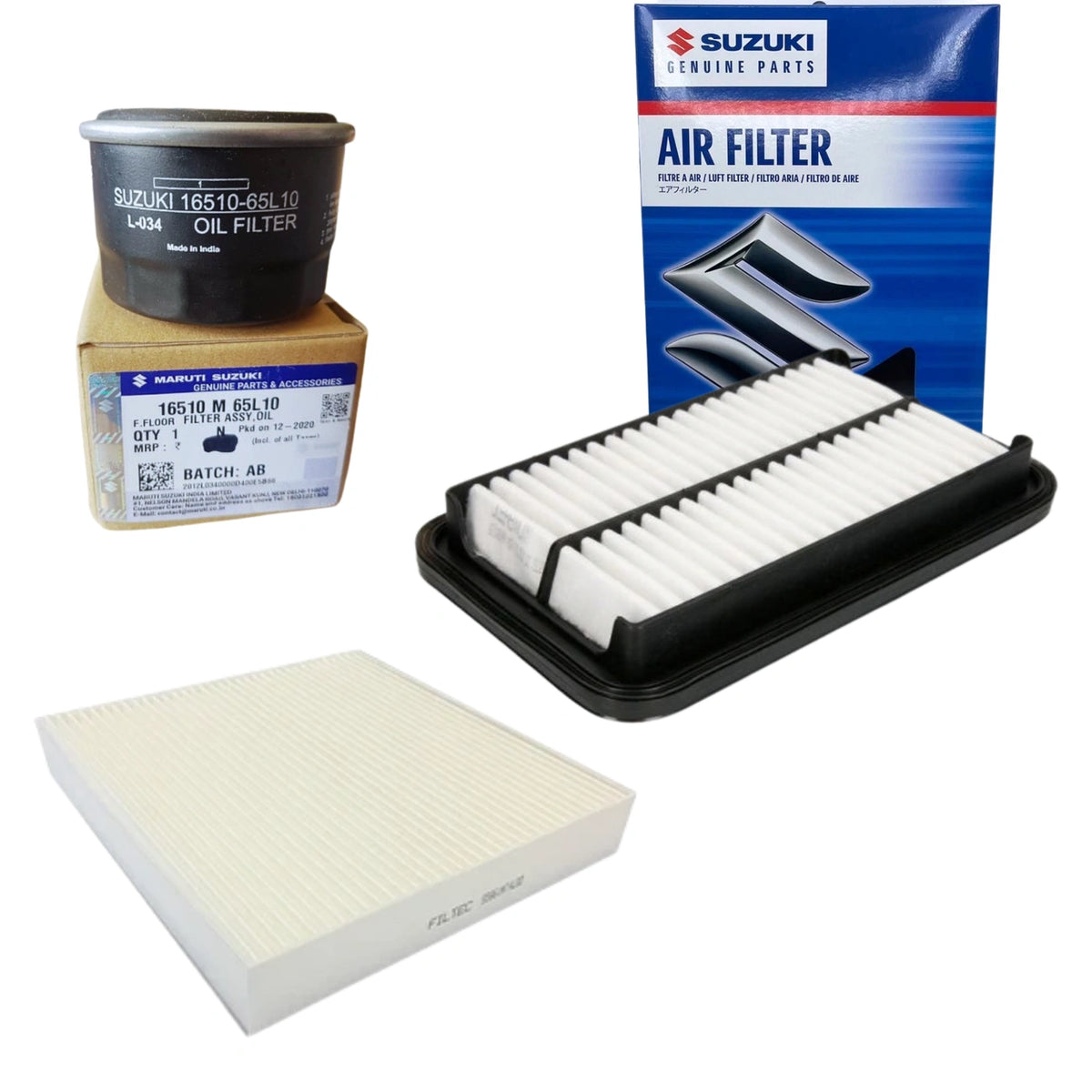 Kit De filtros Originales Suzuki Celerio 1.0 2009-2014