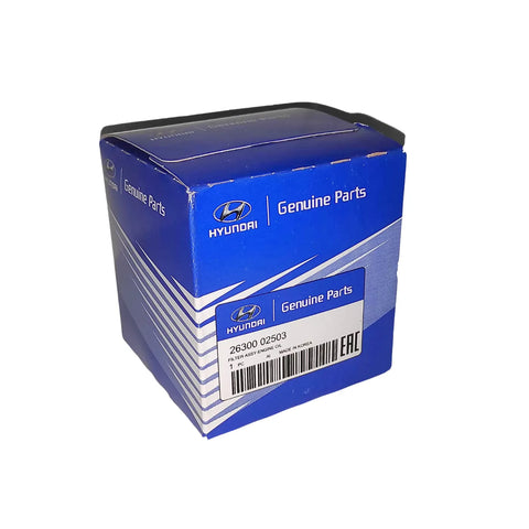 Filtro De Aceite Original 26300-02503 Hyundai Kia Morning , I10 , Soluto , Verna