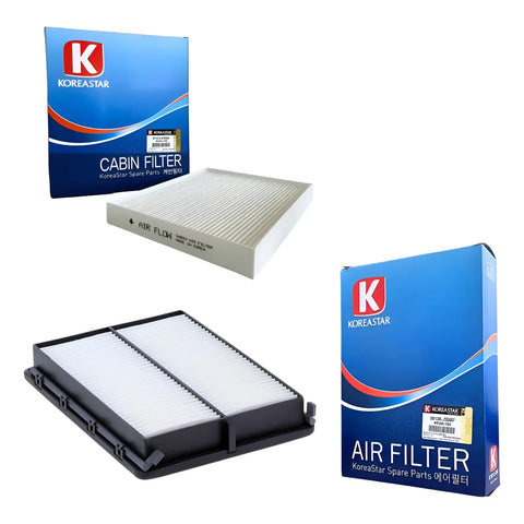 Kit de Filtros Hyundai Santa Fe 2.2 2.4 2019-2021 Koreanos