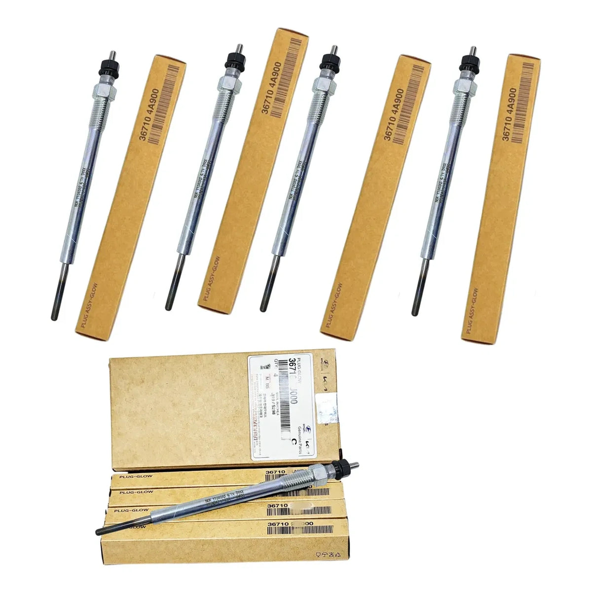 Kit De Bujías Incandescentes Hyundai Solati / H350 2.5 2018-2026 Originales