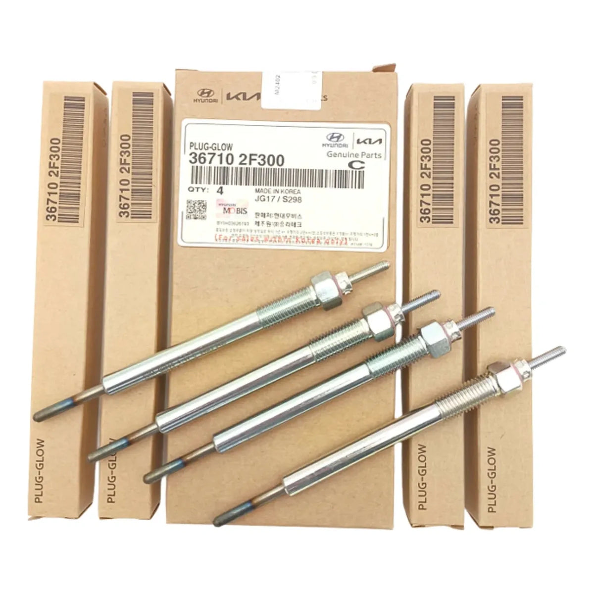 Juego De Bujias Incandecentes Hyundai Staria 2.2 2021-2024 Originales