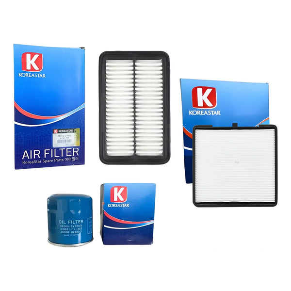 Kit De Filtros Kia Morning 1.0 1.2 De 2012 Al 2016 Korea
